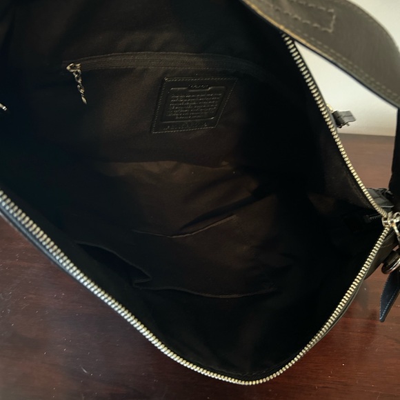 Coach Black Leather Hobo Bag - Picture 14 of 16